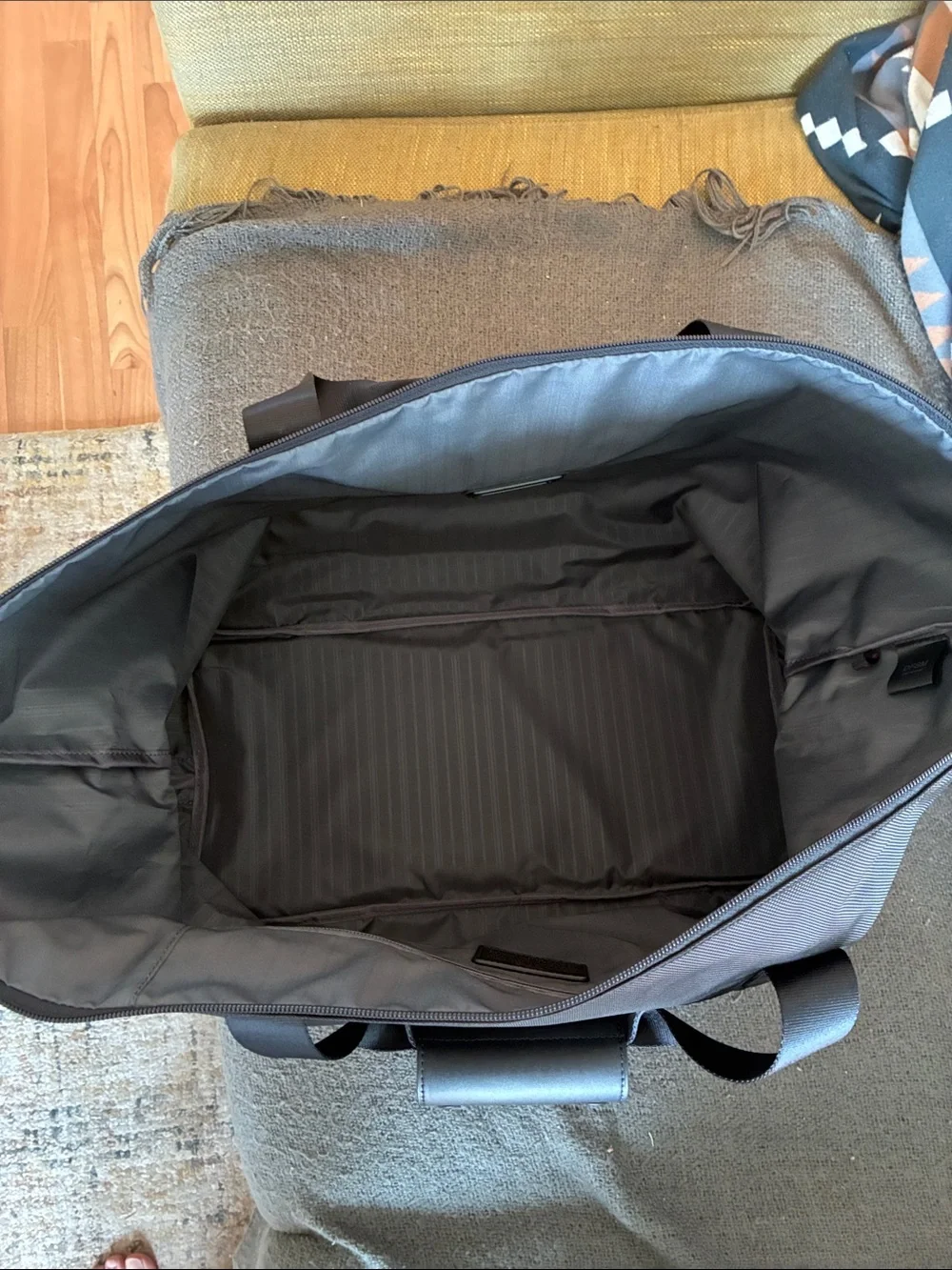 TUMI x Subaru Black Ballistic Nylon Weekender Duffel Bag Gym Travel